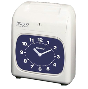 Amano BX1500 punch card time recorder
