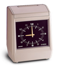 amano EX9000 punch card time recorder